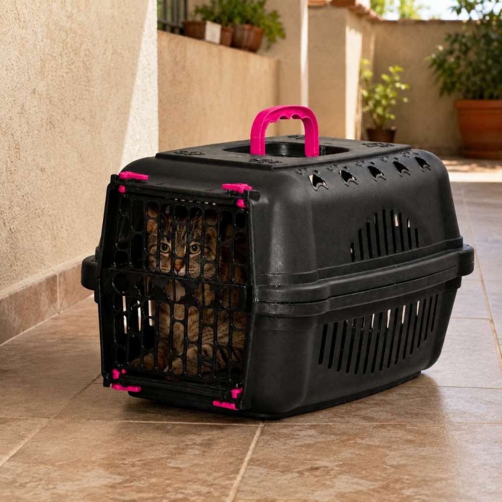 Caixa Transporte Cachorros Cães Gatos Coelhos Pets N1 N2 N3 Pequeno Grande