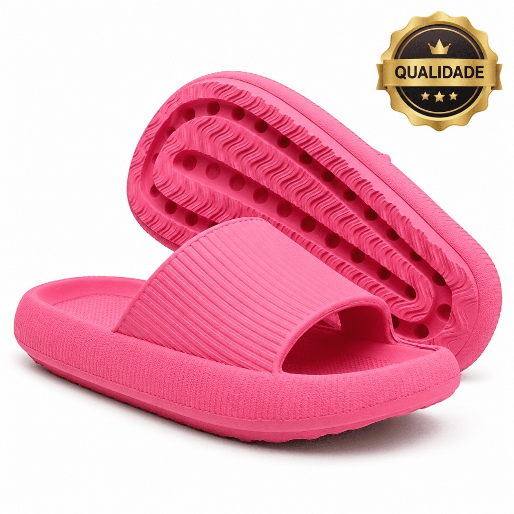 Chinelo Nuvem Slide Anatômico Feminino Masculino Macio Flexível Confortável Antiderrapante Unissex