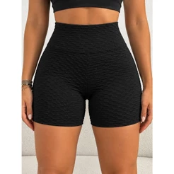 Short Feminino Suplex Bolha 3d Academia Disfarça Celulite 3D Sem transparência moda fitness bermuda