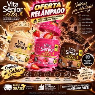 3 Unidades Vita Senior Ella +50 - 400g