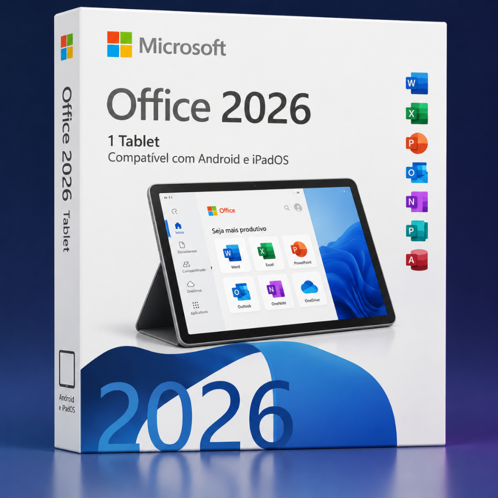 Microsoft Office 2026 | 100gigas Entrega Física Licença Anual Para 1 Usuário