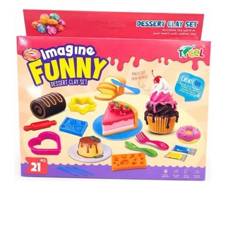 Kit De Massinha De Modelar Confeitaria - Imagine Funny