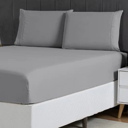 Jogo De Lençol 400 Fios Micropercal 3 Peças Cama Casal Queen King Solteiro Elástico Toque Macio