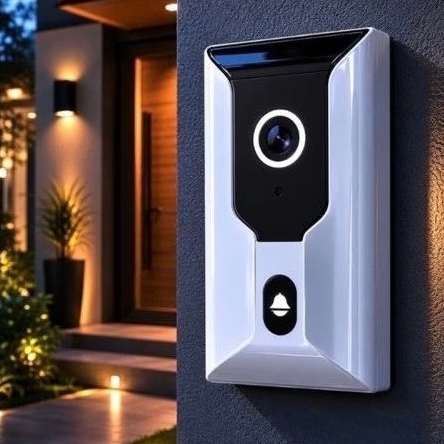 Campainha Inteligente Wi-Fi com Visão Noturna e Áudio Bidirecional 2.4G aí