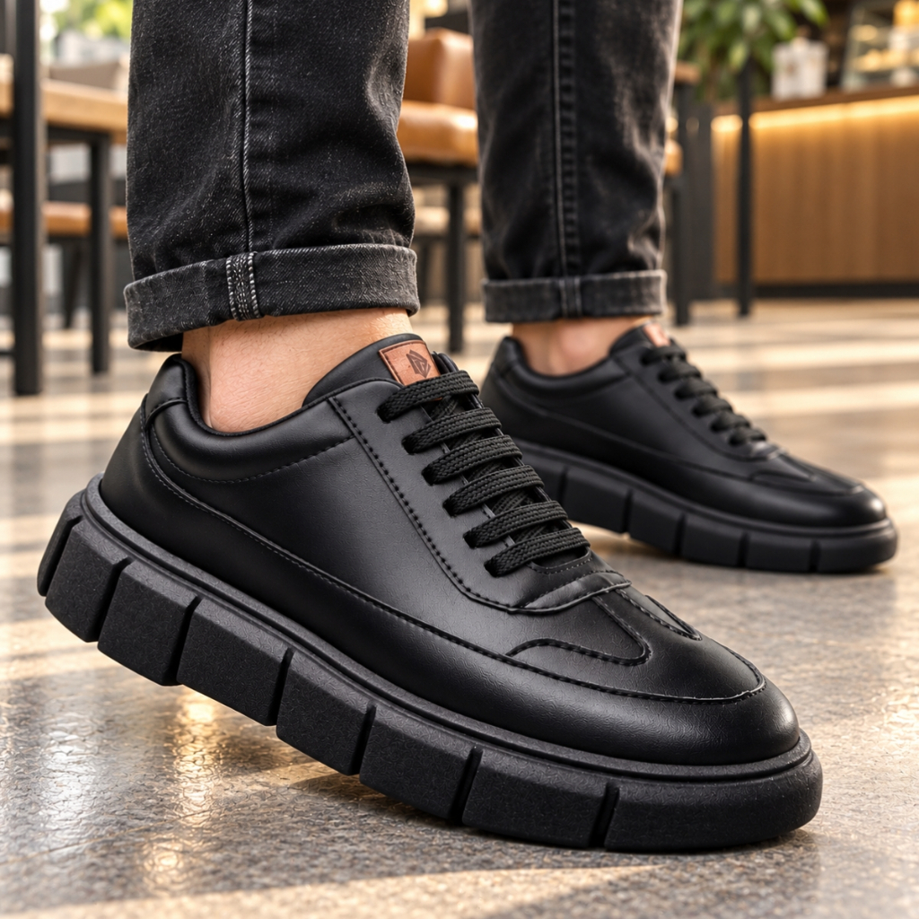 Tenis Oversized  Melburk Sneaker Masculino Casual Sola Alta Estilo Plataforma Block