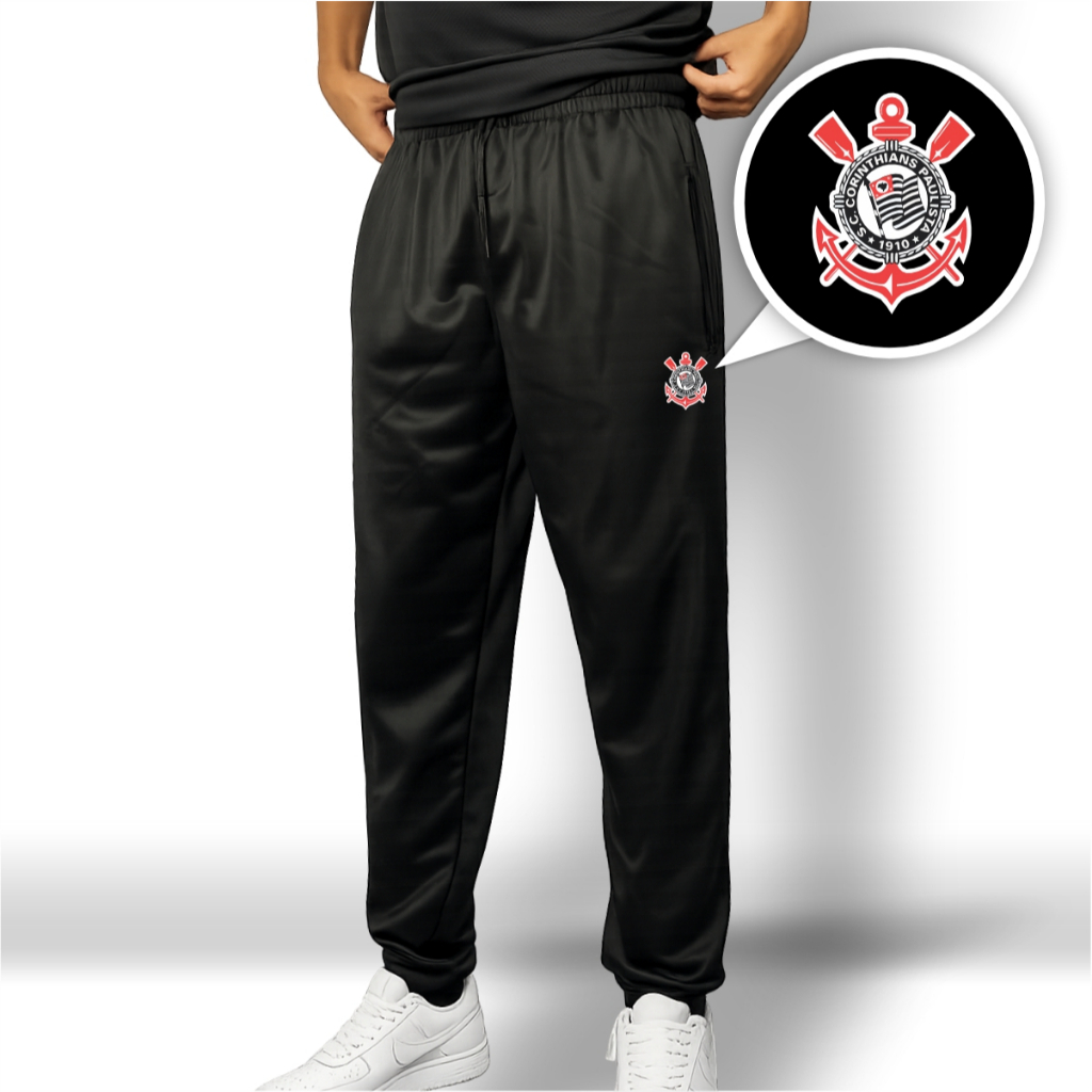 Calça Jogger Masculina Chimpa TIMAO02 Esportiva Para Frio Fitness Academia Treino Corrida Caminhada Casual Confortável
