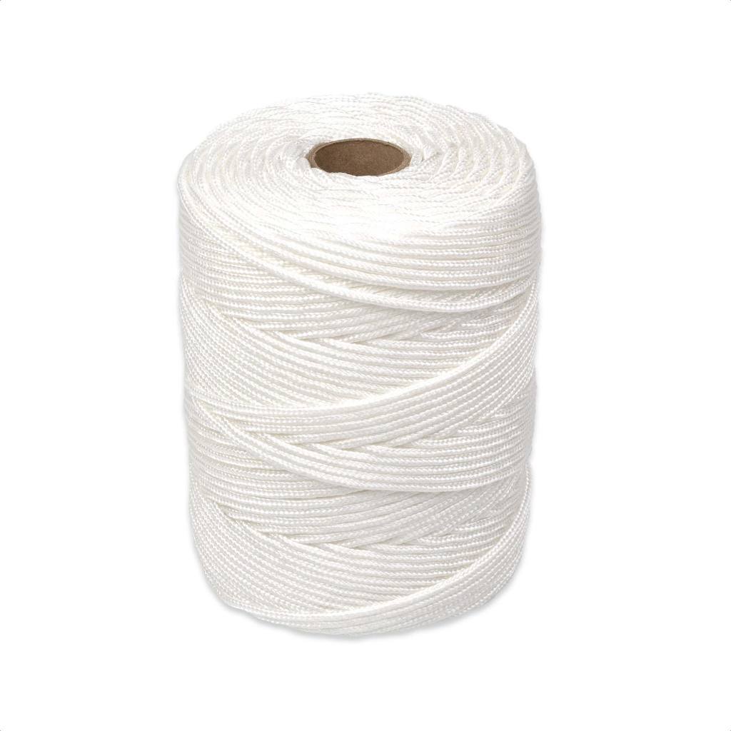Corda Náutica 3,0mm Polipropileno Trançado Rolo 1kg 205m Bordado, Selaria, Movelaria e Pesca