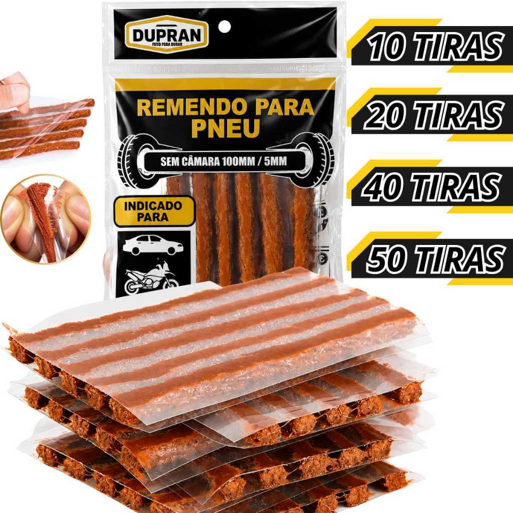 REFIL BORRACHARIA MACARRAO REPARO PNEU SEM CAMARA CARRO MOTO BIKE CAMINHAO DUPRAN