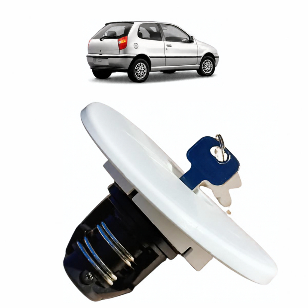 Tampa de Combustível do Fiat PALIO 96 a 01 - Com Chave - Vedada (Cilindro Original)