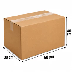 10 Caixas Papelão 50x30x40 Reforçadas Grande Envio Mudança