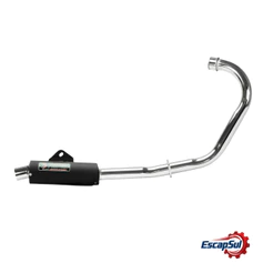 Escapamento Titan 150 Esd 04/08 Mini Turbo Preto Fortuna