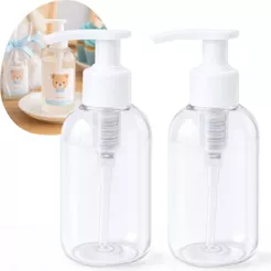 Kt Frasco Pet 100 Ml Plastico Resistente C/ Válvula Saboneteira Pump Kit C/ 50 Unidades