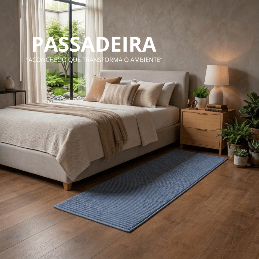 Tapete Pipoca 38x90cm Super Macio Decorativo para Quarto Sala Banheiro e Pé da Cama