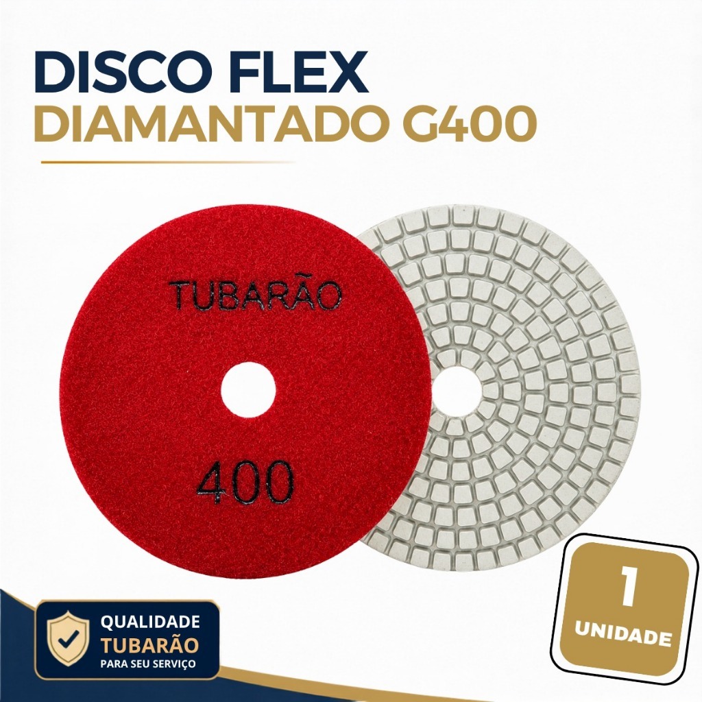 Lixa Diamantada G400 Grão 400 Polir Mármore Granito Porcelanato
