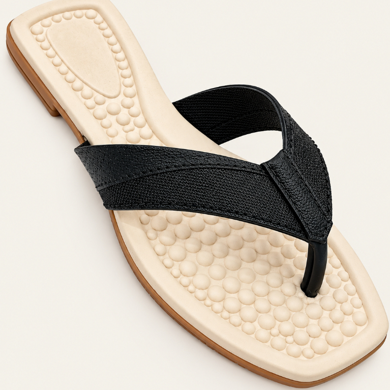Chinelo Sandália Rasteiras Feminino Anatômico Confortável Palmilha Massageadora Ortopédica Casual
