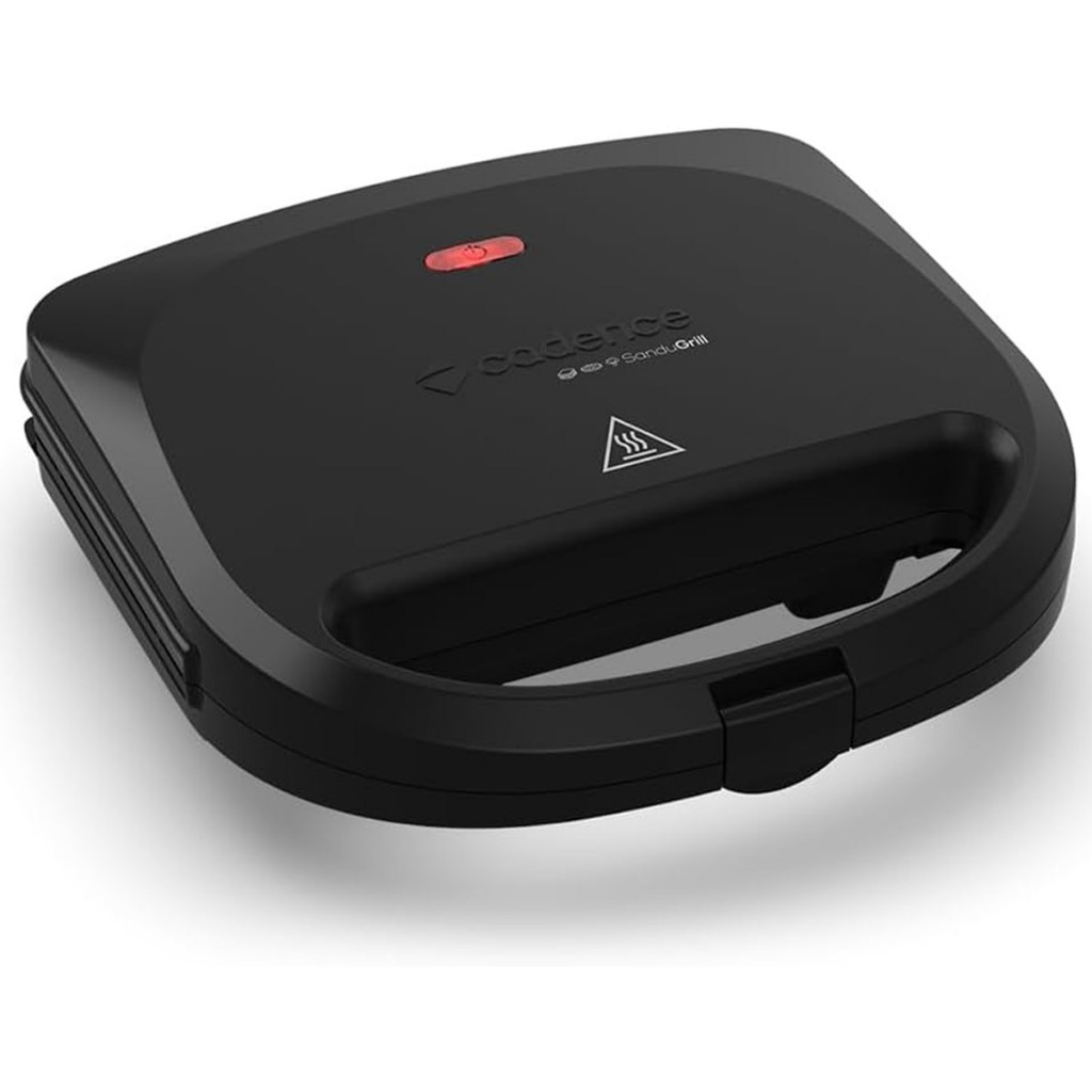 Sanduicheira e grill Elétrica Cadence  Potência De 750w Preto - San230