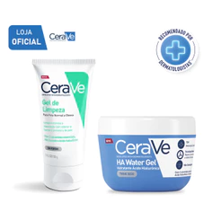 Kit CeraVe Gel de Limpeza Facial 150g + HA Water Gel 85g