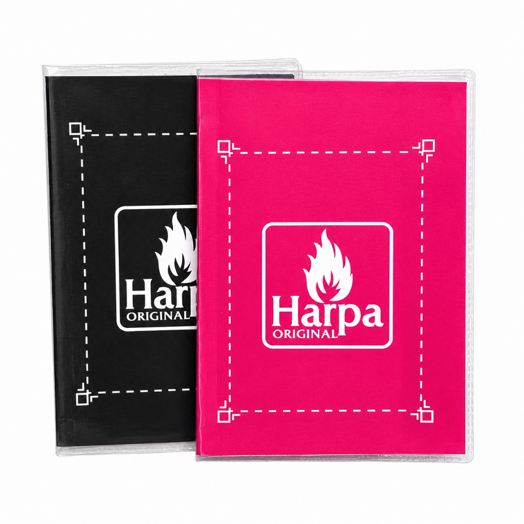 Kit Com 6, 10, 15 ou 20 Harpas Cristã Original 680 Hinos e Corinhos Capa Transparente Para Igreja Louvor
