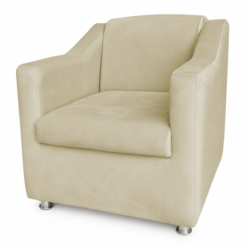 Envio Imediato - Poltrona SUEDE Decorativa Dilla Consultório, Recepção, Sala, Escritório