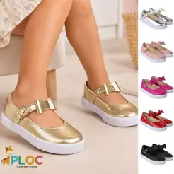 SAPATILHA BONECA INFANTIL MENINA PLOC CONFORTO E ESTILO ANATÔMICO