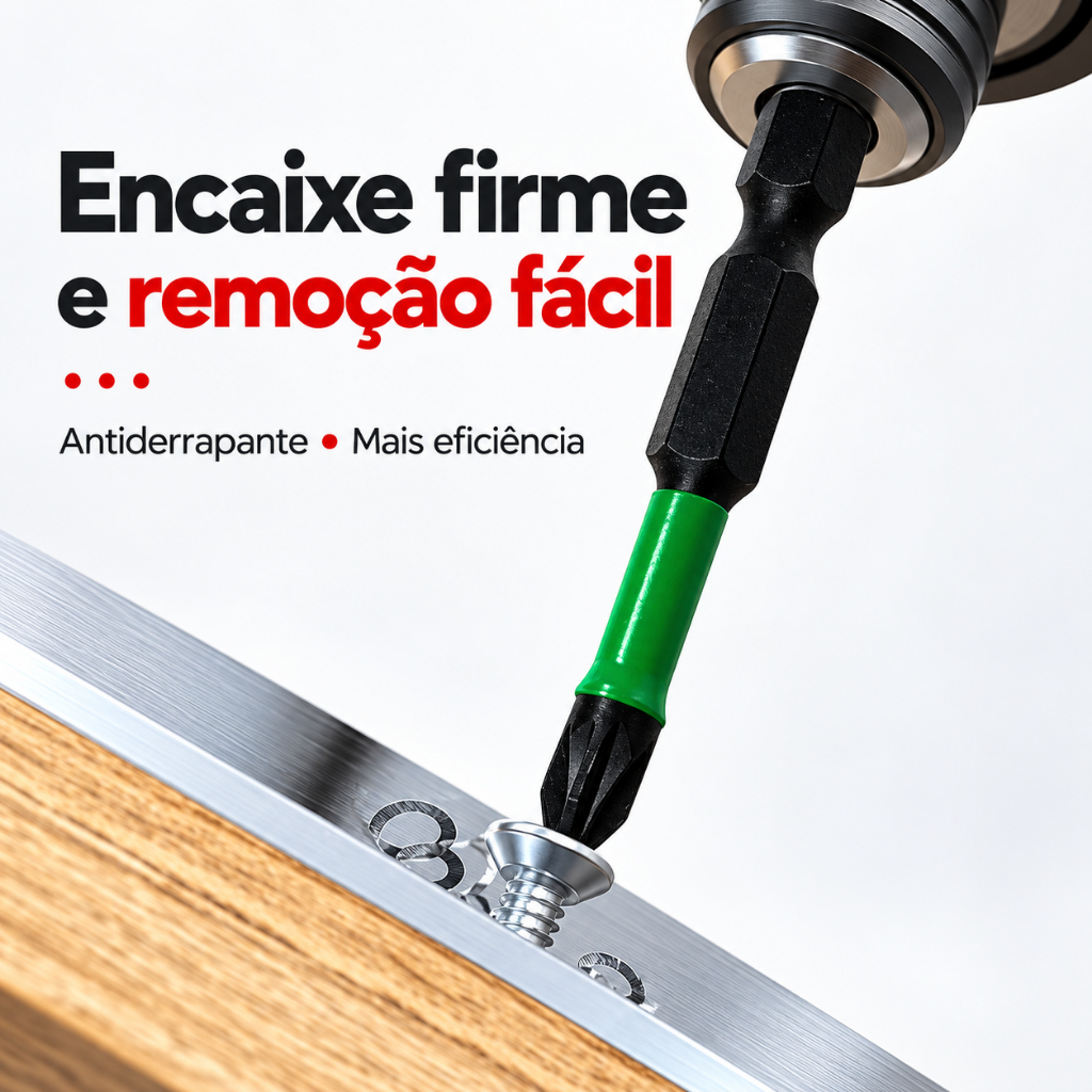 Kit 31 Bits Parafusadeira Elétrica Magnéticos Aço Inoxidável Chave de Fenda Precisão Profissional — imagem 2 de 2