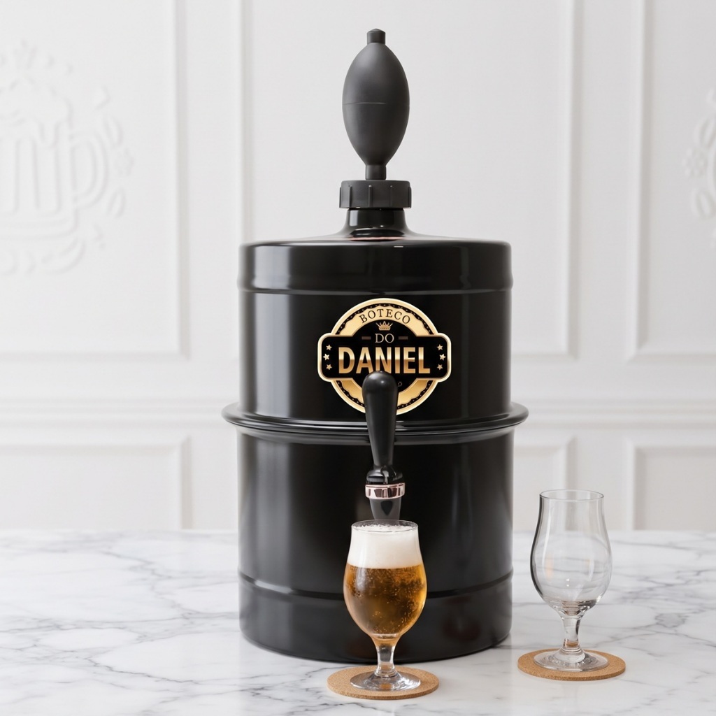 Chopeira Cervejeira Portátil 5.1L Gela Rápido 5 Min Dispenser Cooler Chopp Cerveja