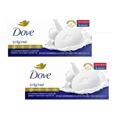 Kit Sabonete Dove Original 90g 6 Unidades (2 kits)