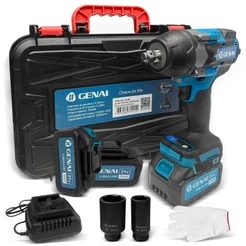 Parafusadeira E Furadeira De Impacto Solta Pneus Camiao 21v Brushless 700N.m + Luvas de protecção + 22,32MM sleeve