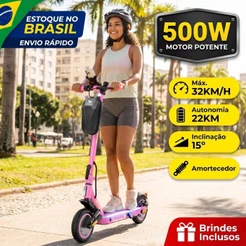 500W HONEYWHALE S2 MAX Patinete Elétrico Scooter 32KM/H