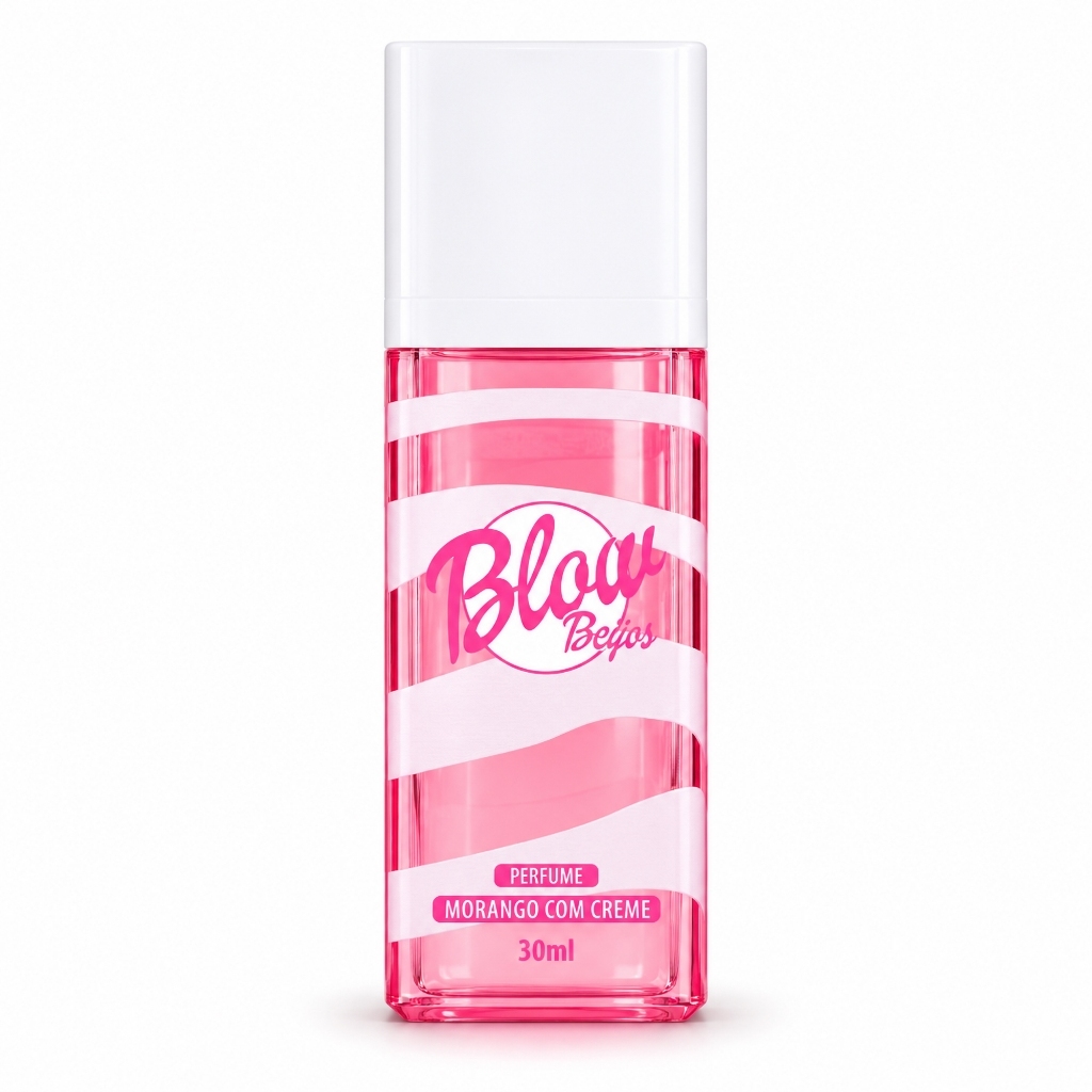 Perfume Feminino Morango Doce Blow Girl 30ml Parfum Alta Fixação Gourmand