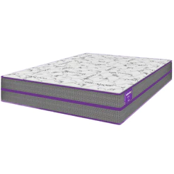 Colchão Casal D45 EXTRA FIRME 138x188x18 Ortovip Ortopédico Cinza e Branco SmartZzz By Plumatex