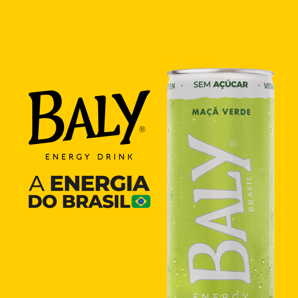 Energético Baly Maçã Verde Sem Açúcar 250ml Pack 6 Latas — imagem 2 de 2