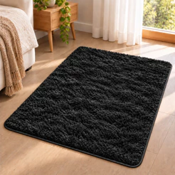 Tapete Felpudo Para Sala E Quarto Vários Tamanhos Grande e Pequeno Peludo