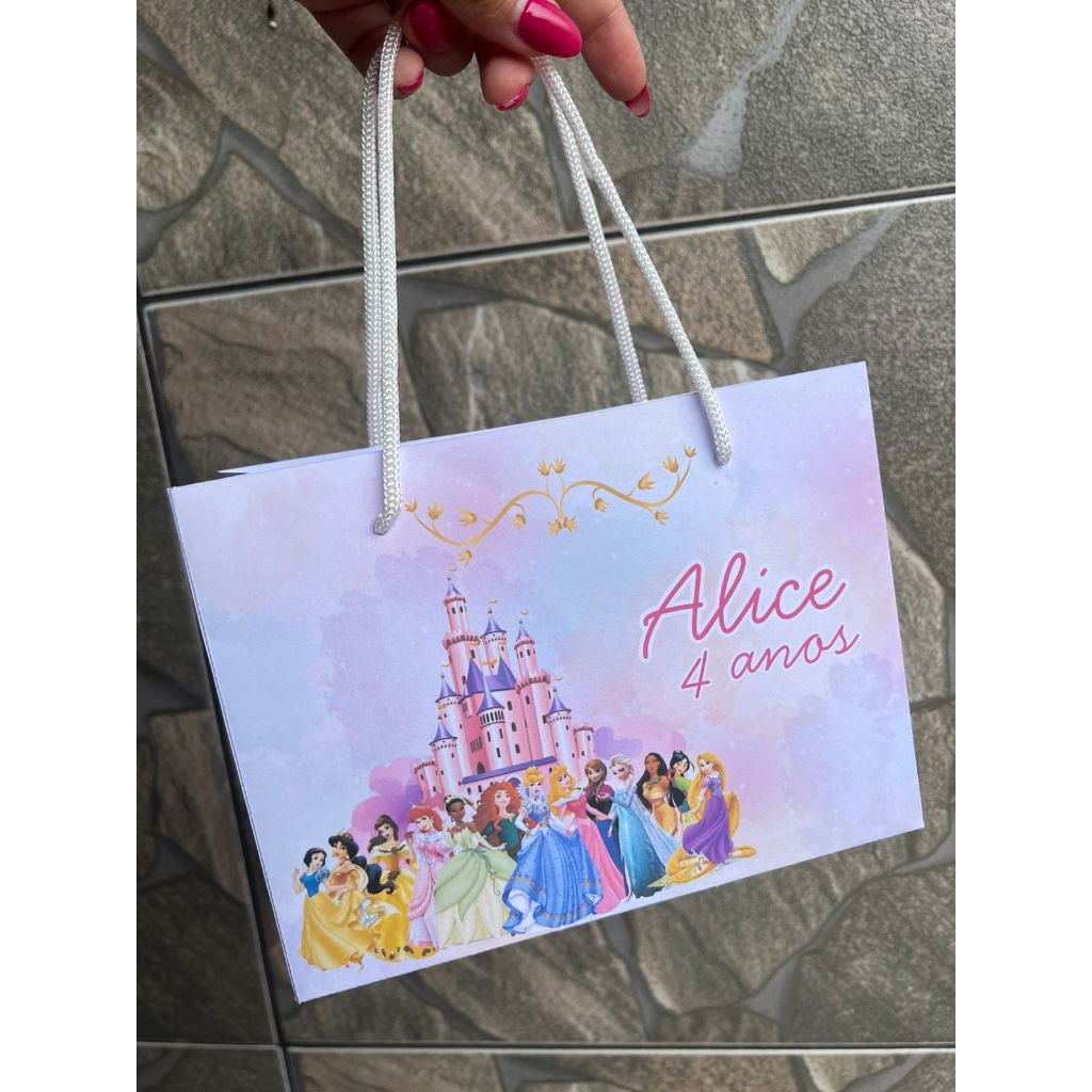 Sacolinhas Personalizadas Fundo automático Qualquer tema | Lembrancinhas | Festa | Aniversário