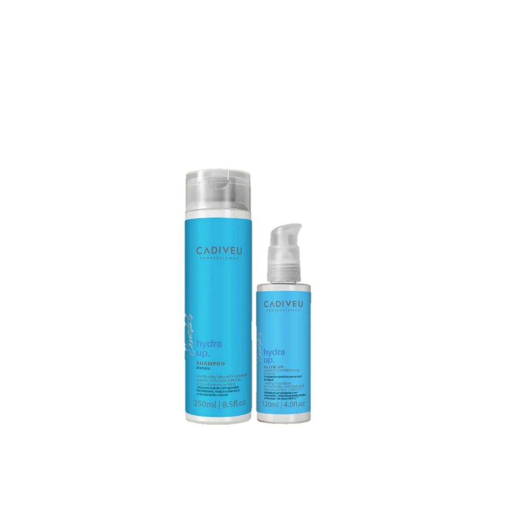 Cadiveu Kit Hydra Up Shampoo 250ml E Glow Up Leave-In 120ml