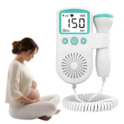 Doppler Sonar Fetal Portátil Ouça os Batimentos do Bebê em casa
