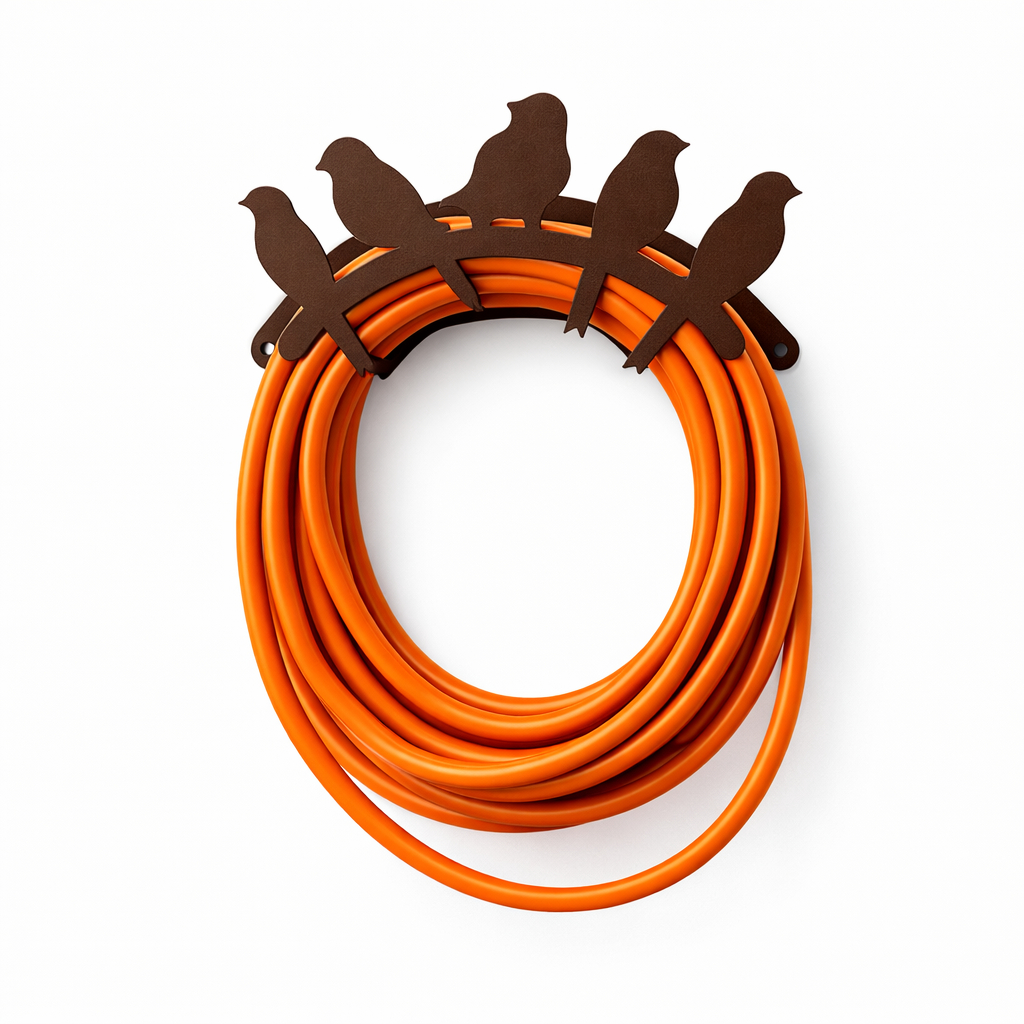 Suporte de Mangueira de Parede em Aço Resistente para Jardim – Pássaro em Oferta na Shopee