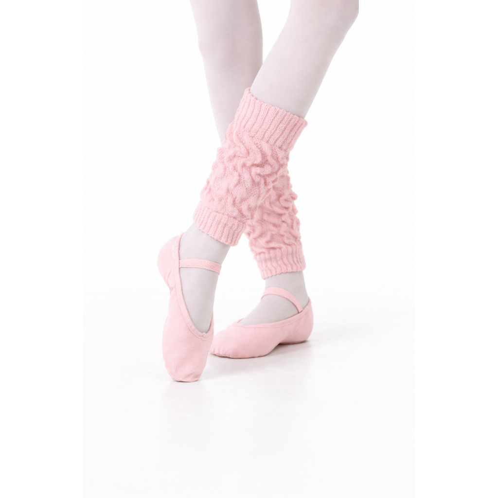 Polaina Ballet Feminina Adulto Infantil Tricô Dança Clássica Inverno Aula Rosa Preta Branca Pink