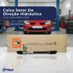 Caixa Setor Direção Hidráulica Renault Clio 1.0 1.6 Kangoo Symbol 1998 a 2016 Genuine Automotive