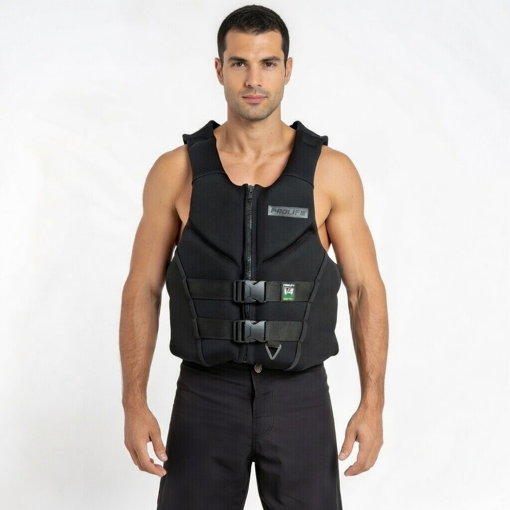 Colete Salva Vidas Prolife 100% Neoprene Classe 5 V4 Homologado Marinha do Brasil Jetski Lancha