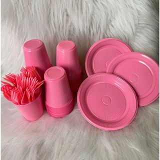 KIT ANIVERSÁRIO ROSA 150 PEÇAS em Oferta na Shopee