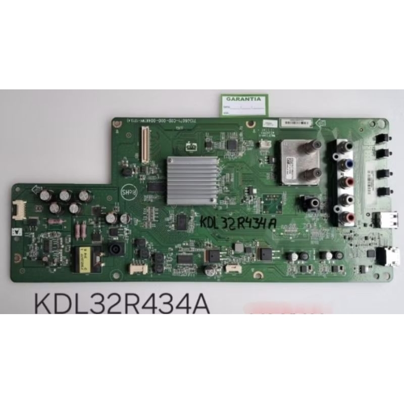 PLACA PRINCIPAL TV SONY KDL32R434A 715G6071 C0D 000 004K FOTOS E DESCRIÇÃO