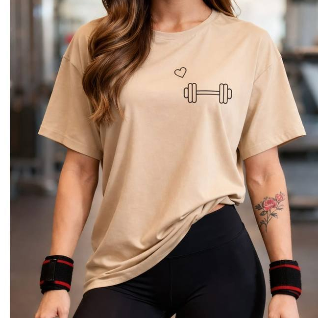 Camisetão T-shirt Basic Unissex 100% Algodão Feminina Treino Academia Fitness Musculação Crossfit