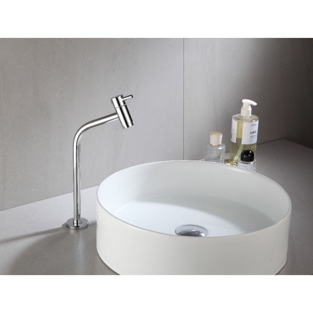 Torneira Fria de Banheiro Dourada Link 45º Bica Alta 1/4 Volta Lavatório Aço Inox Cromado Preto em Oferta na Shopee