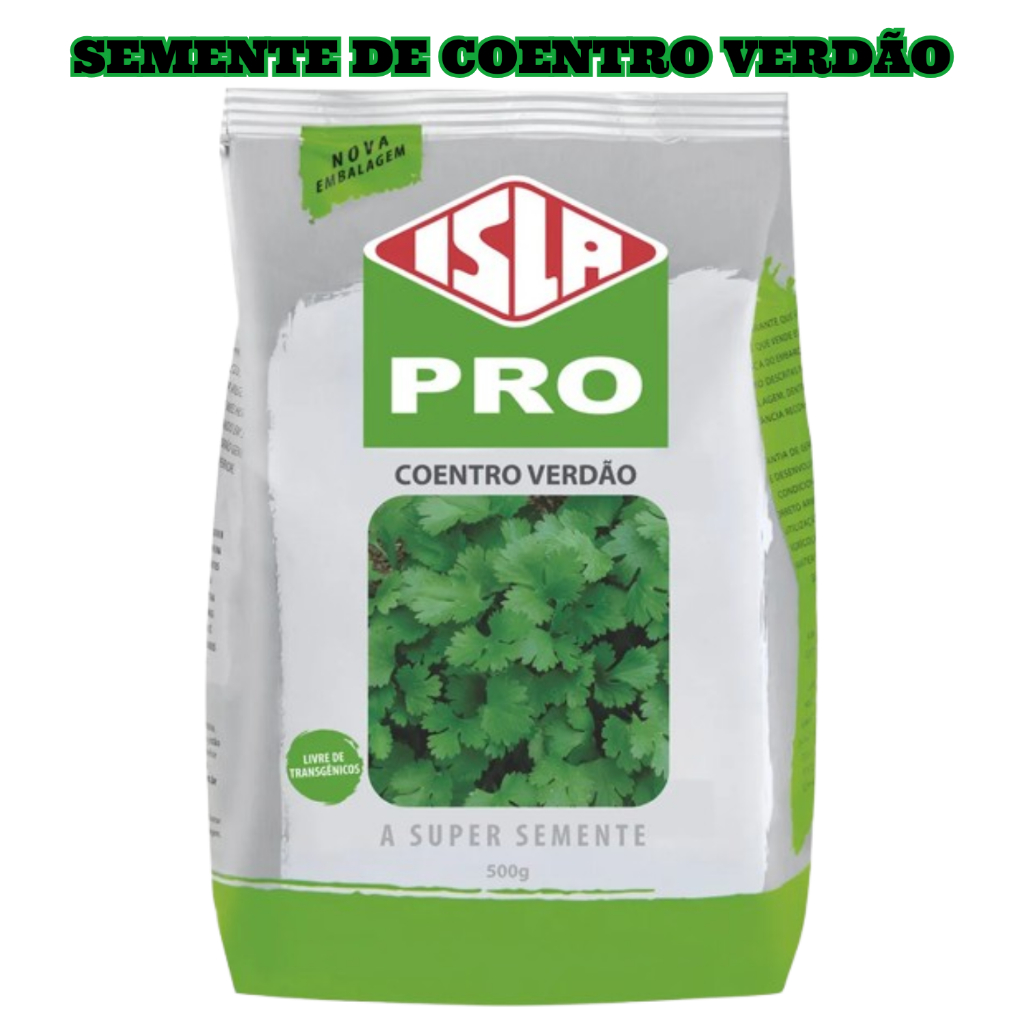 Pack Semente de Coentro Verdão Isla 500g