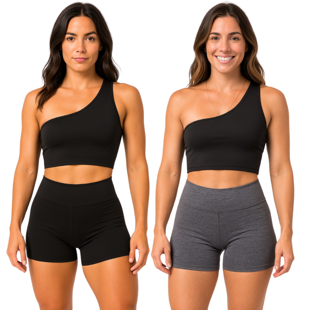 kit 2 SHORTS ZERO TRANSPARÊNCIA curto academia treino