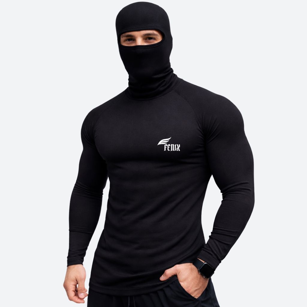 Kit Camisa Térmica com Balaclava Proteção UV 50+ em Oferta na Shopee