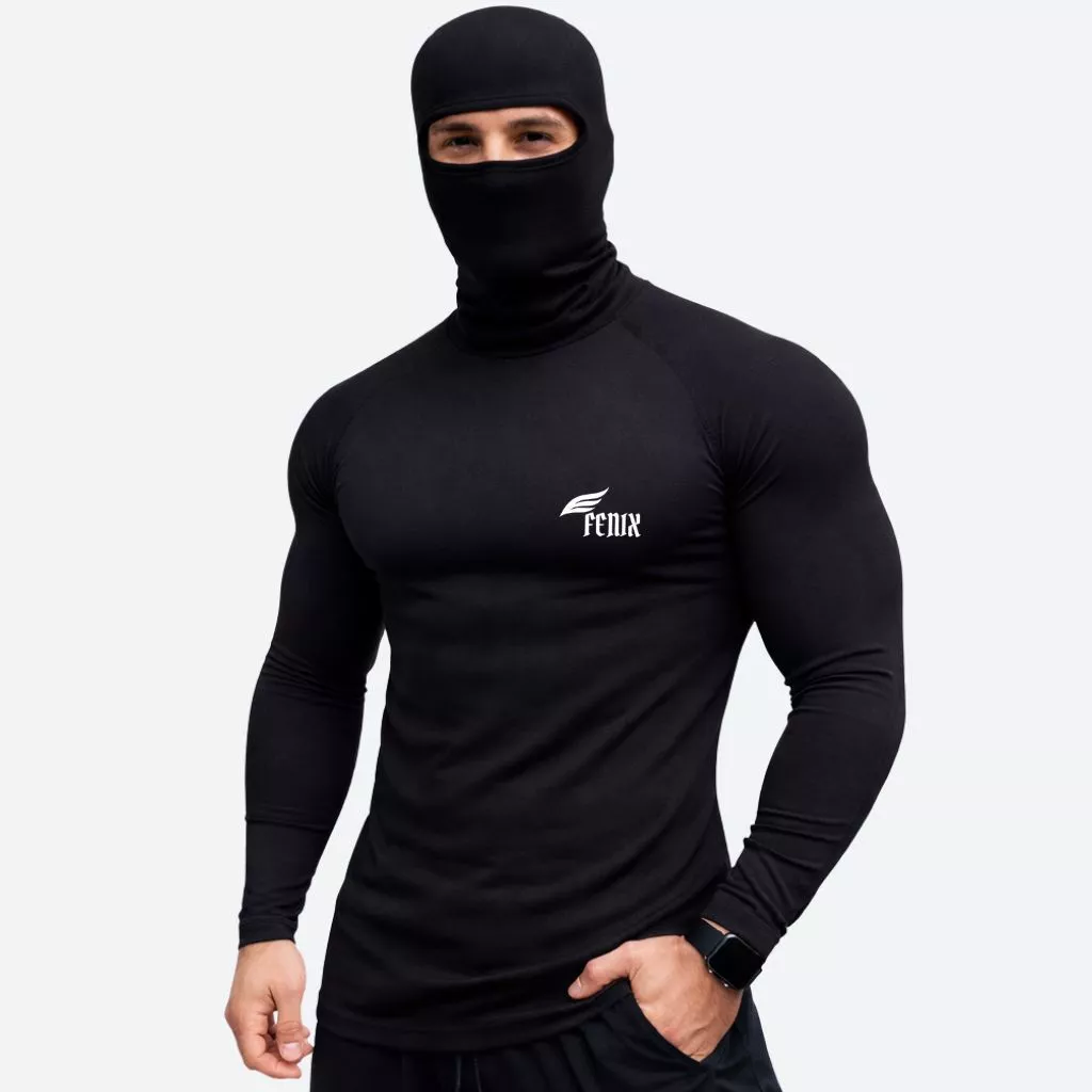 Kit Camisa Térmica com Balaclava Proteção UV 50+ — imagem 1