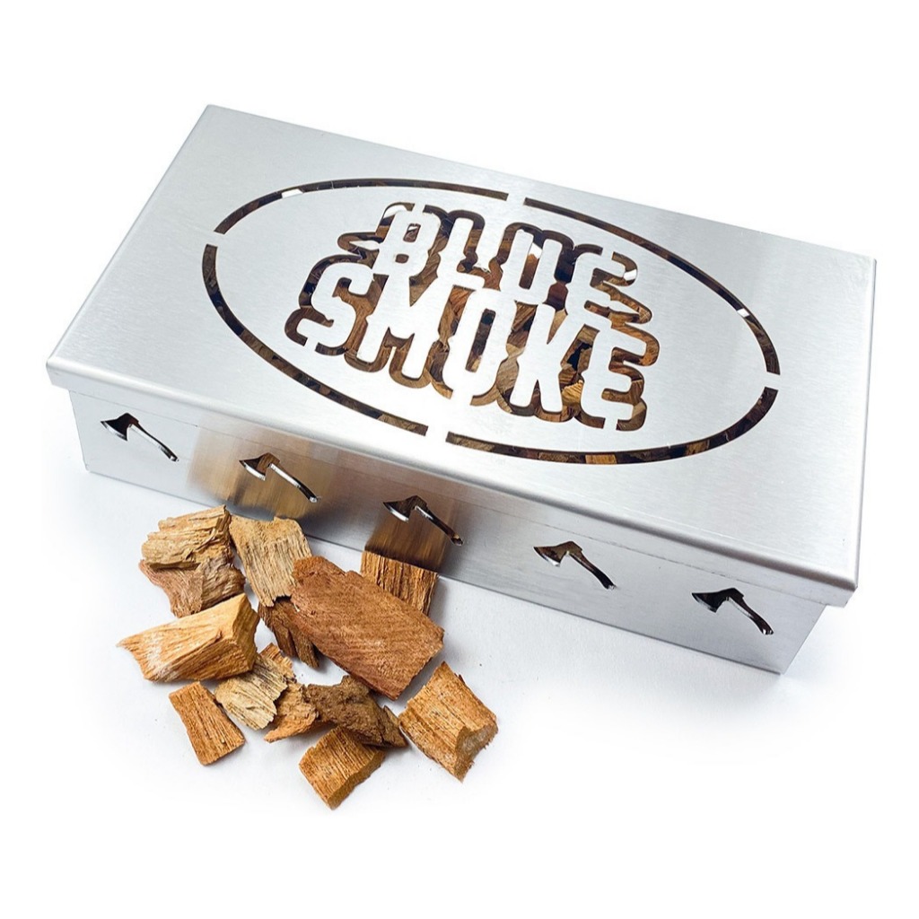 Defumador Churrasqueira Smoke Box Aço Inox Churrasco BBQ