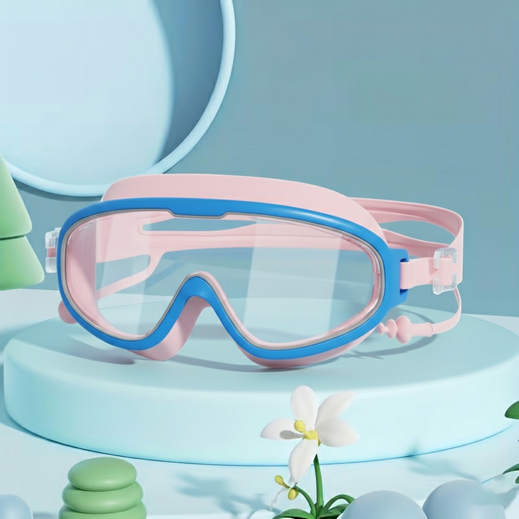 Óculos SwimStar Kids Armação Grande com Tampão Óculos Divertidos para Crianças